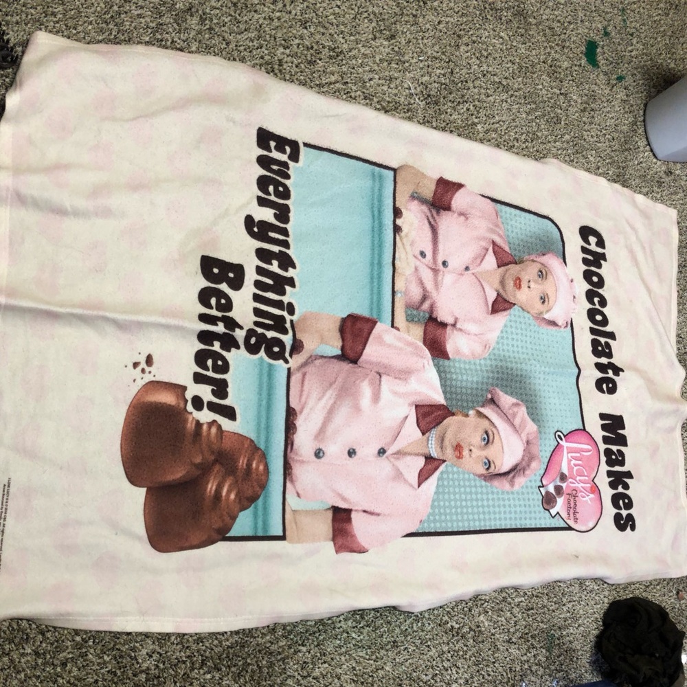 I love Lucy blanket